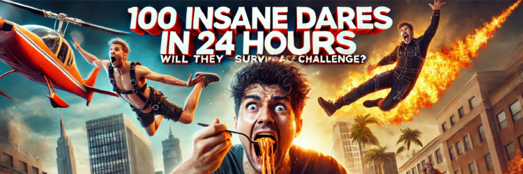100 Insane Dares in 24 Hours Will They Survive the Challenge?