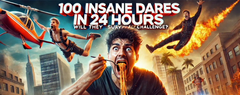 100 Insane Dares in 24 Hours Will They Survive the Challenge?