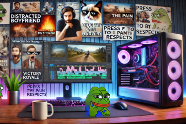 Here are the most popular memes that you may need for editing funny videos, especially gaming ones.