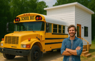 From Wheels to Wow One Man’s Incredible School Bus Tiny Home Transformation
