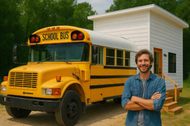 From Wheels to Wow One Man’s Incredible School Bus Tiny Home Transformation