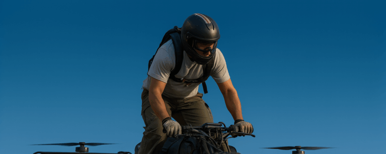 Man Built a Flying Motorcycle in His Garage