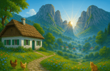 This Village in Transylvania Gets Two Sunrises a Day!