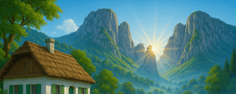 This Village in Transylvania Gets Two Sunrises a Day!