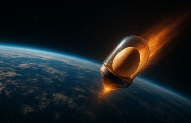 The Egg Drop from Outer Space to Earth’s Surface