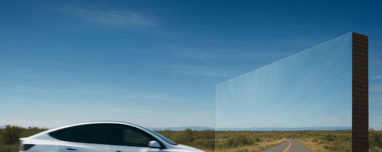 Can a Tesla Be Fooled by a Cartoon Wall?