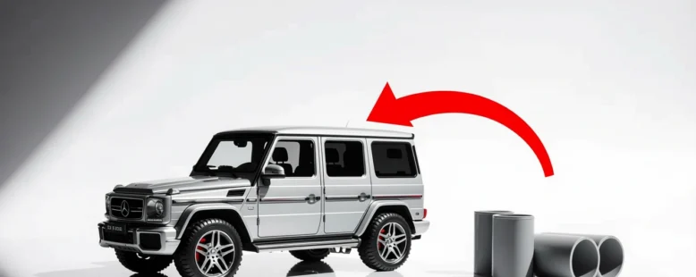 This Handmade RC Mercedes G-Wagon Built From PVC Pipes Is Pure Genius