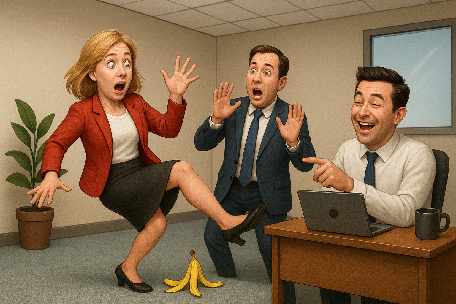 The Funniest Workplace Fails Ever Caught on Camera