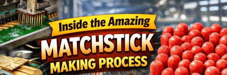 How Matchsticks Are Made in Factories