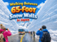 Walking Between 65-Foot Snow Walls in Japan