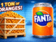 He Made a Giant Fanta From 1 Ton of Oranges