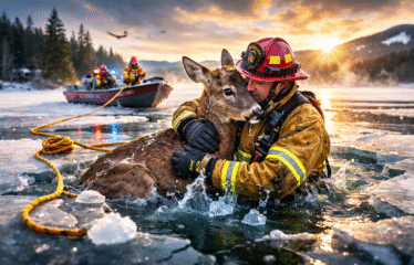 A Hug That Saved a Deer