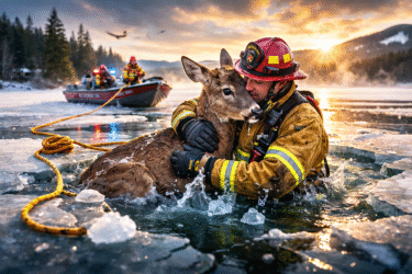 A Hug That Saved a Deer