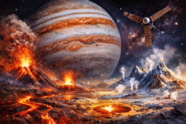 Io: Jupiter’s Fiery Moon Where Fire and Ice Collide