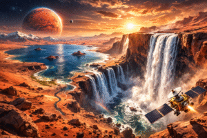 Mars’ 4-Kilometer-High Waterfall: The Largest in the Solar System Revealed