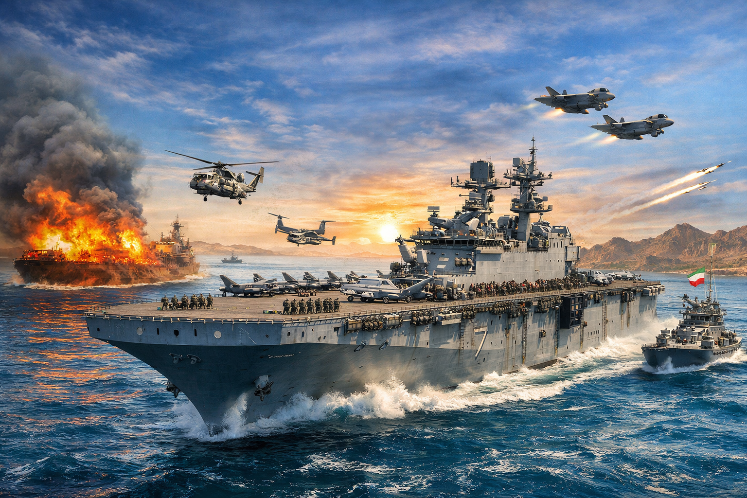 Why the US Navy Rushed the “Failed” USS Tripoli to the Strait of Hormuz?