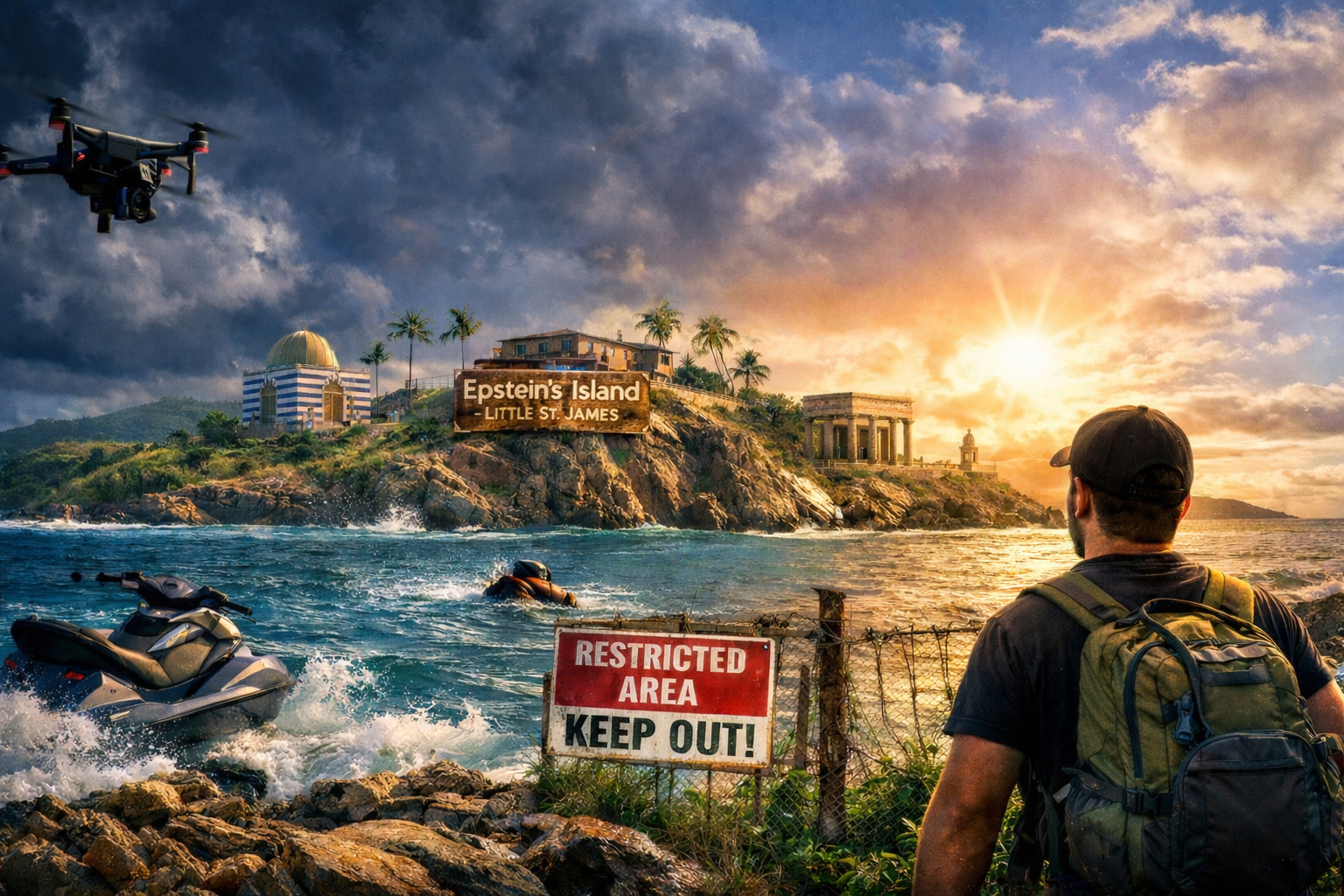 Inside ‘Sin Island’: A Daring Expedition to Jeffrey Epstein’s Controversial Private Retreat