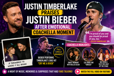 Justin Bieber and Justin Timberlake