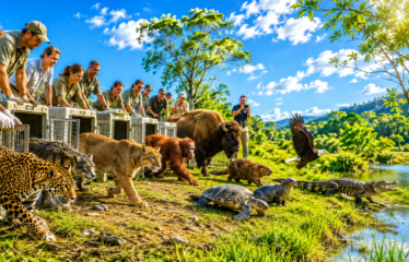Animals Released Back Into the Wild