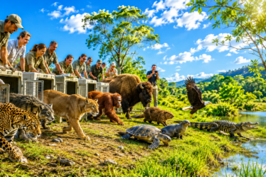 Animals Released Back Into the Wild