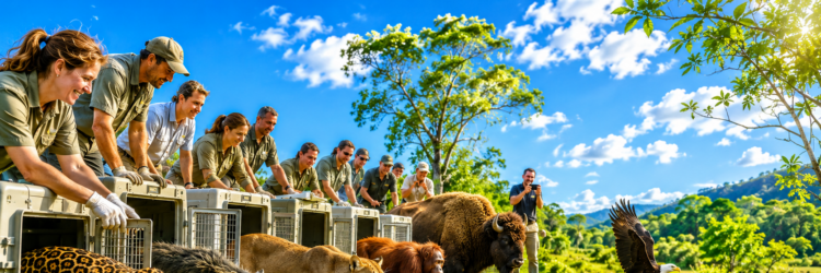Animals Released Back Into the Wild