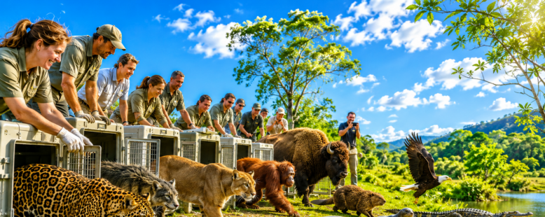 Animals Released Back Into the Wild