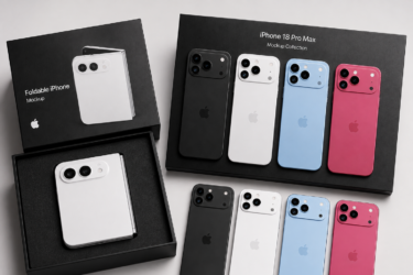 Upcoming iPhone 18 Pro Max and Fold Mockups