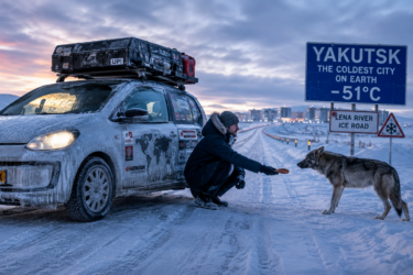 Yakutsk in a Volkswagen