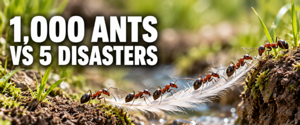 1,000 Ants Survive 5 Disasters