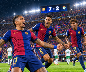 Raphinha Runs Riot as Barcelona Hit 7 Goals
