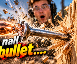 Can a 9mm Bullet Hammer a Nail?