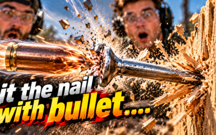 Can a 9mm Bullet Hammer a Nail?