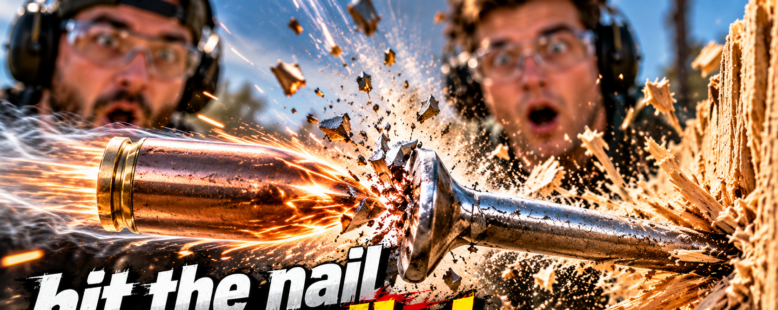 Can a 9mm Bullet Hammer a Nail?