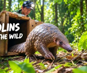 8 Pangolins Released in the Wild