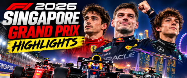 Max Verstappen Won the 20th 2026 Singapore Grand Prix