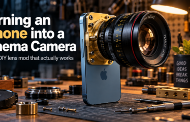 iPhone 13 Pro With a DSLR Lens